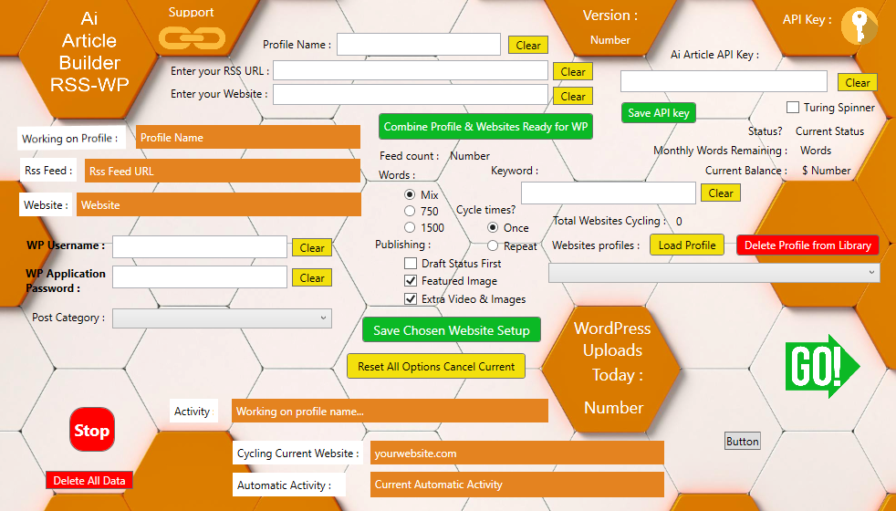 Ai RSS Wordpress Article Builder